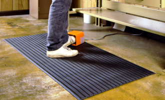 Rubber anti fatigue mats keep workers refreshed and healthy after spending long periods of time standing.