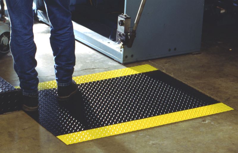 Sof Spun 3/8  Industrial Rubber Anti-Fatigue Mats, Dock Bumpers