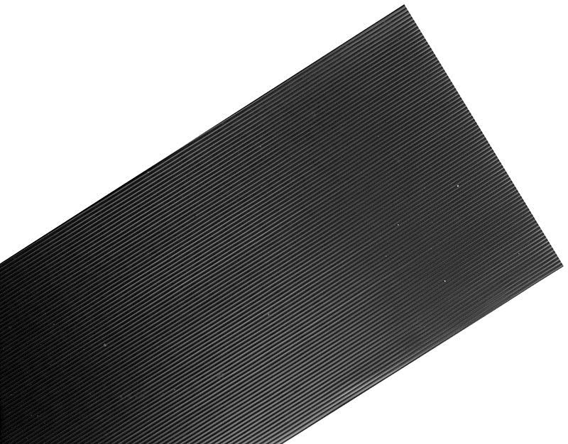 Corrugated Rubber 1/8  Industrial Rubber Anti-Fatigue Mats, Dock Bumpers,  Wheel Chocks