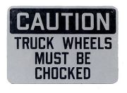 Picture of WHEEL CHOCK SAFETY SIGN