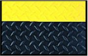 Picture of DIAMOND SWITCHBOARD ROLL 1/4"X36"X25 YDS BLACK W/ YELLOW