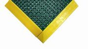 Picture of CUSHION TILE EYEWASH  38.5"X41" GREEN W/ YELLOW