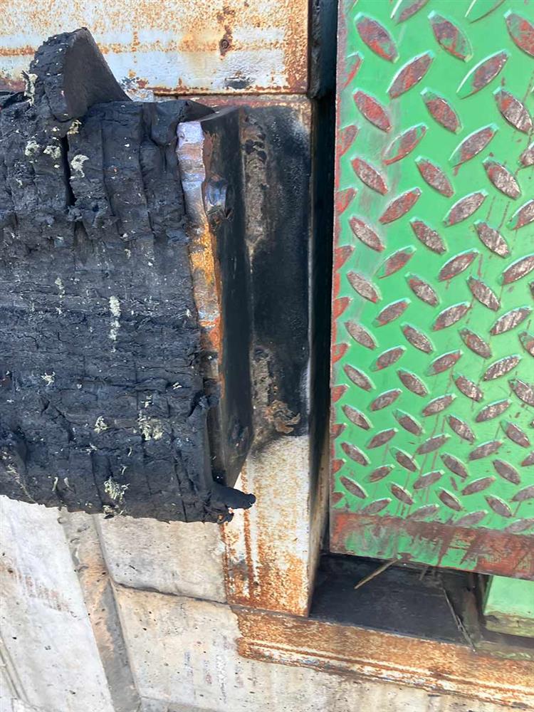 worn bumper